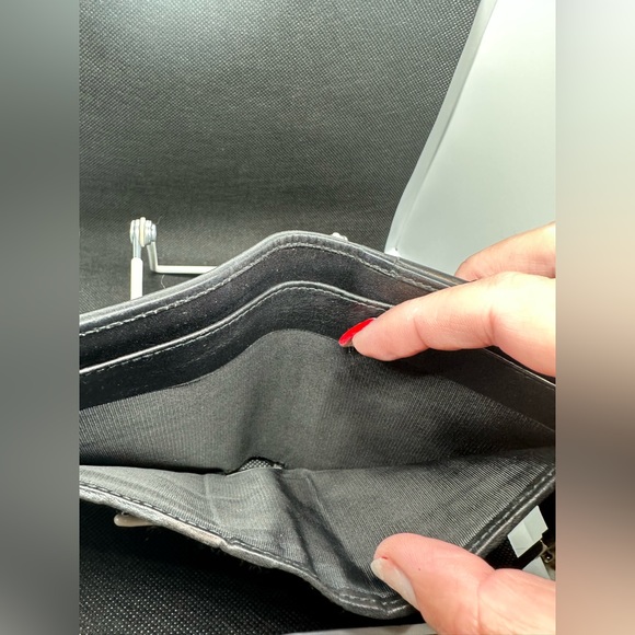 Gucci Canvas Snakeskin Print/Leather Bifold Wallet - Picture 6 of 8